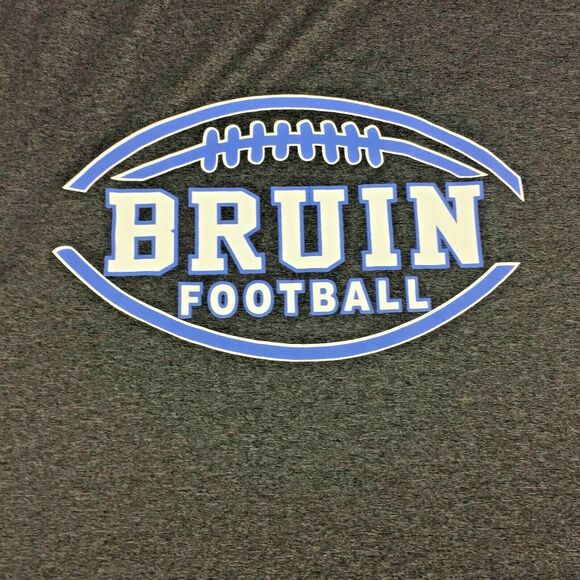 UCLA Bruin Football T Shirt Mens XL Gray Blue Short Sleeve Universitycore Sport - Picture 1 of 6